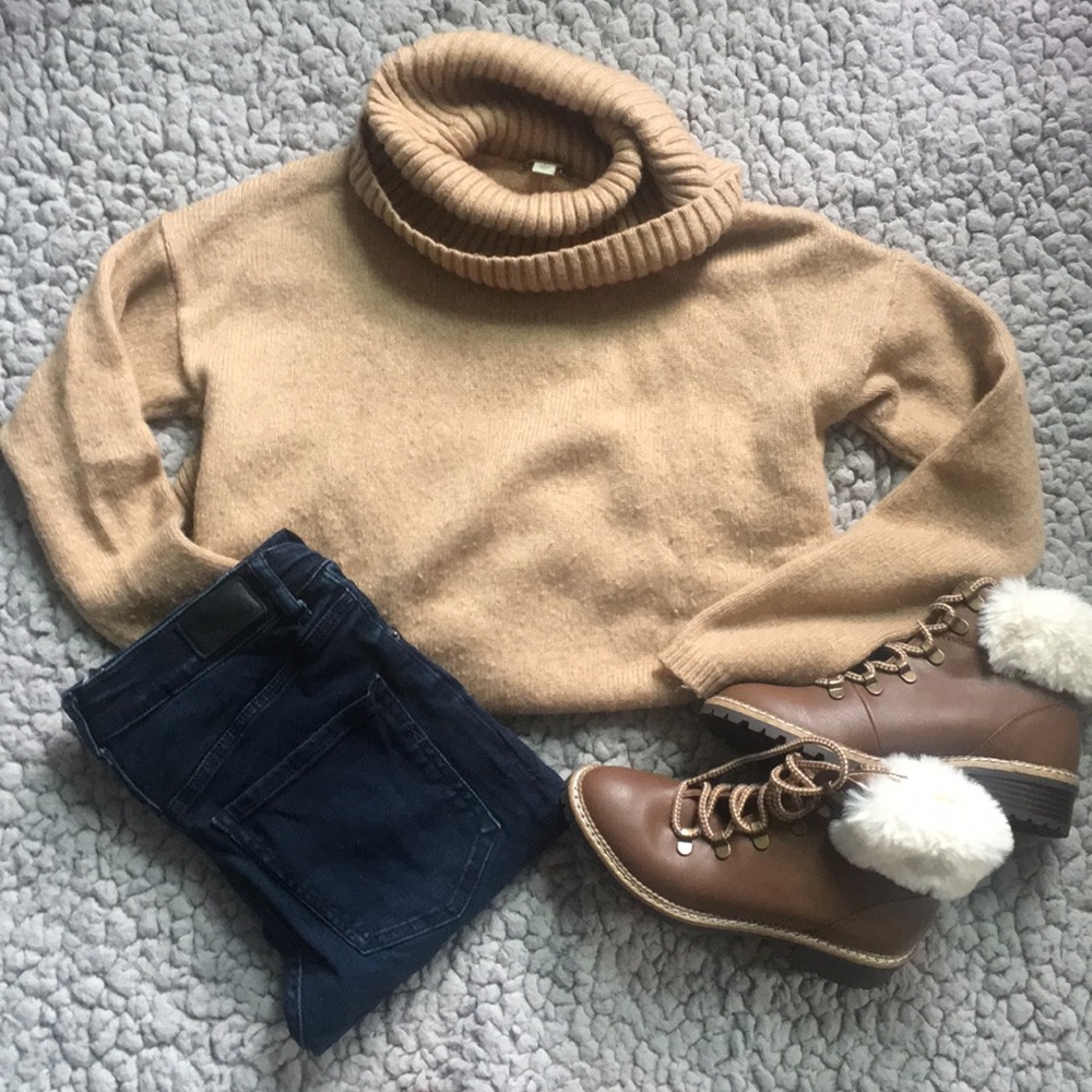 Cream Turtleneck